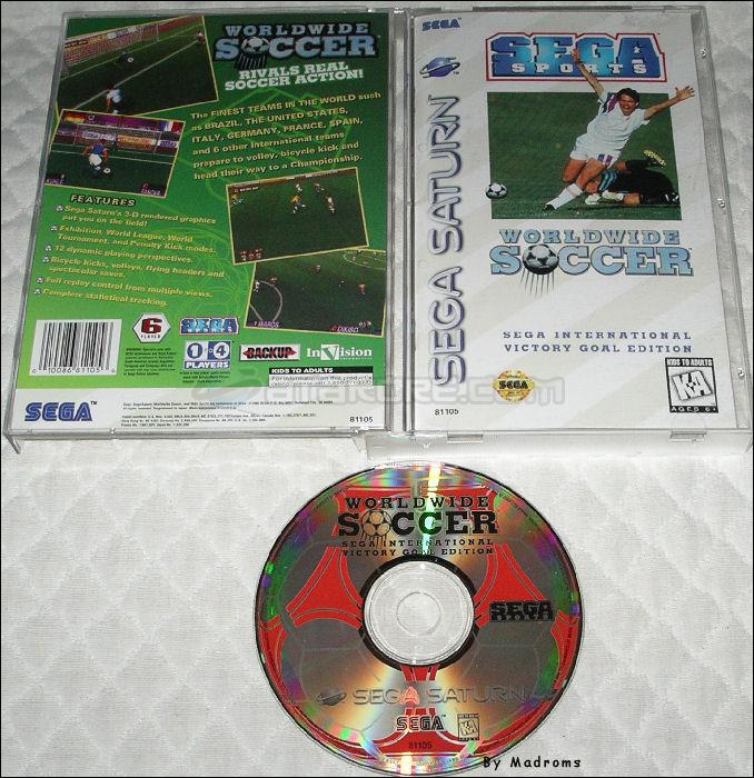 Sega Saturn Game - Worldwide Soccer - Sega International Victory Goal Edition (United States of America) [81105] - Picture #1