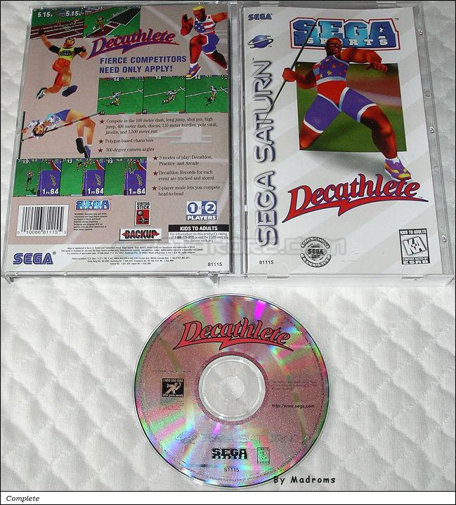 Sega Saturn Game - Decathlete (United States of America) [81115] - Picture #1