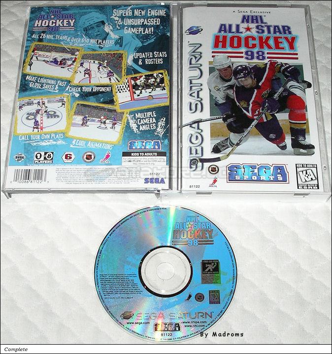 Sega Saturn Game - NHL All-Star Hockey 98 (United States of America) [81122] - Picture #1