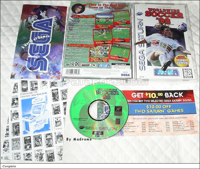 Sega Saturn Game - Worldwide Soccer '98 (United States of America) [81123] - Picture #1