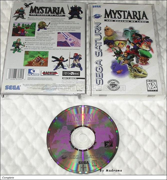 Sega Saturn Game - Mystaria - The Realms of Lore (United States of America) [81300] - Picture #1