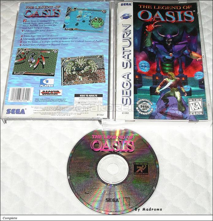 Sega Saturn Game - The Legend of Oasis (United States of America) [81302] - Picture #1