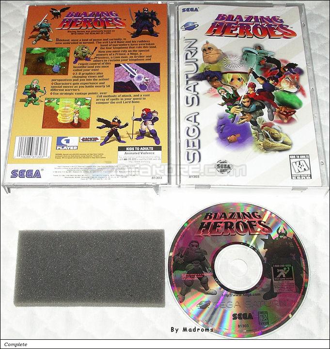 Sega Saturn Game - Blazing Heroes (United States of America) [81303] - Picture #1