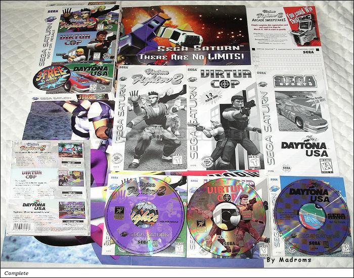 Sega Saturn Demo - 3 Free Games With Purchase of Sega Saturn (Daytona USA - Virtua Fighter 2 - Virtua Cop) (United States of America) [81606] - Picture #1