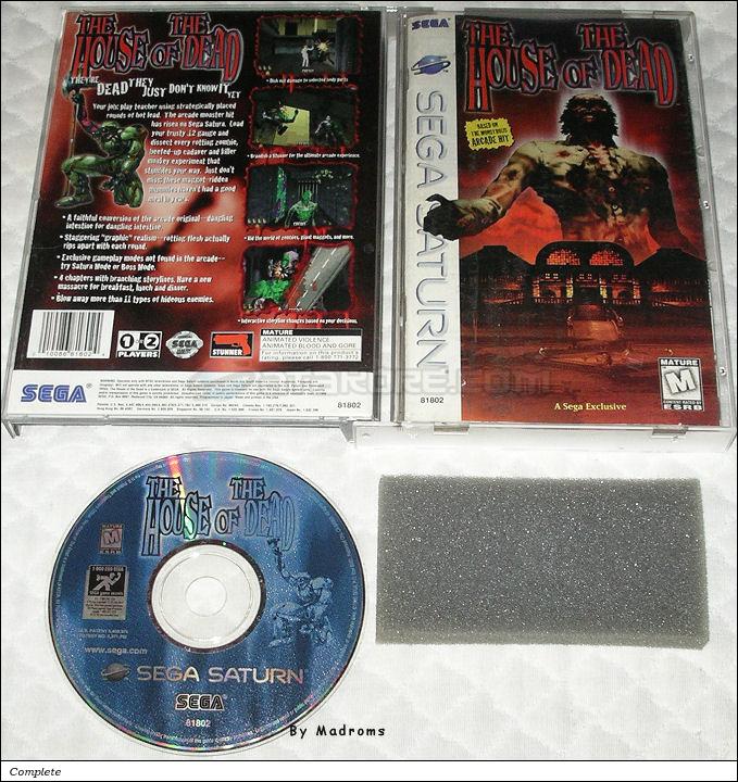 Sega Saturn Game - The House of the Dead (United States of America) [81802] - Picture #1
