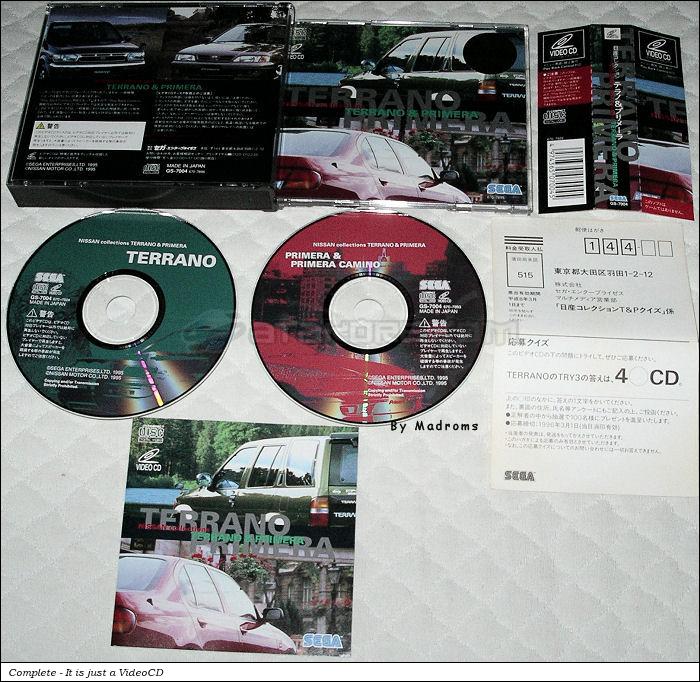 Sega Saturn Game - Nissan Collections Terrano & Primera (Japan) [GS-7004] - 日産コレクション　テラノ＆プリメーラ - Picture #1