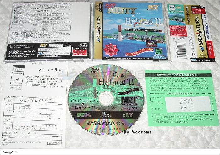 Sega Saturn Game - Pad Nifty 1.1 & Habitat II (Japan) [GS-7109] - パッドニフティ１．１＆ハビタット２ - Picture #1