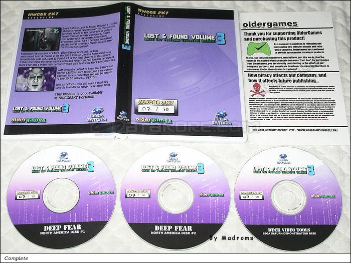 Sega Saturn Game - Lost & Found Volume 3 (Unlicensed) [LF3] - Picture #1