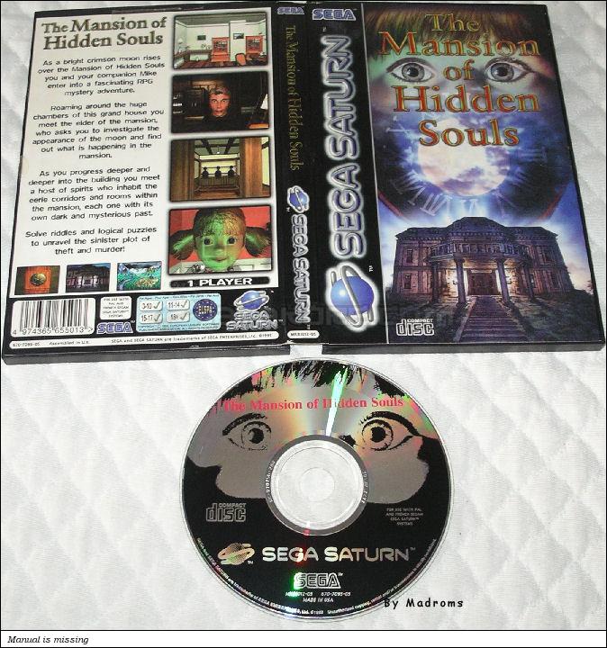 Sega Saturn Game - The Mansion of Hidden Souls (Europe - United Kingdom) [MK81012-05] - Picture #1