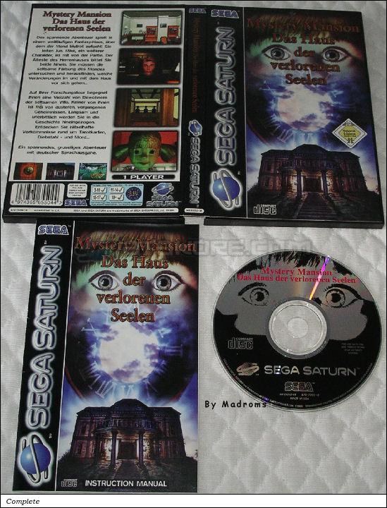 Sega Saturn Game - Mystery Mansion - Das Haus Der Verlorenen Seelen (Europe - Germany) [MK81012-18] - Picture #1