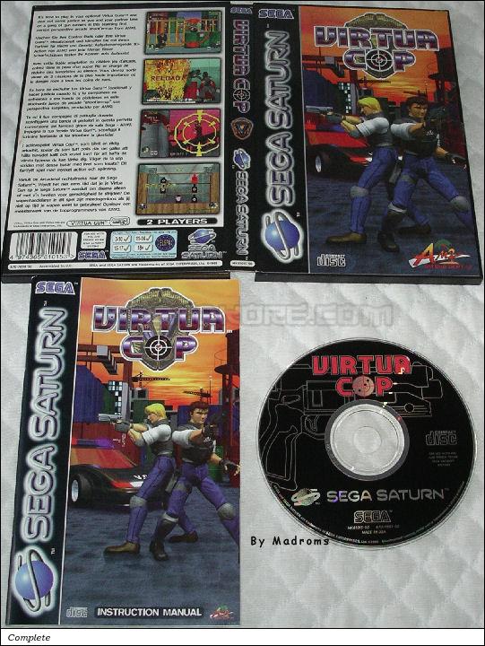 Sega Saturn Game - Virtua Cop (Europe) [MK81015-50] - Picture #1