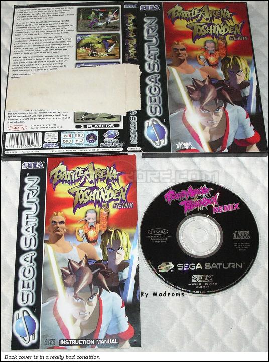 Sega Saturn Game - Battle Arena Toshinden Remix (Europe) [MK81029-50] - Picture #1