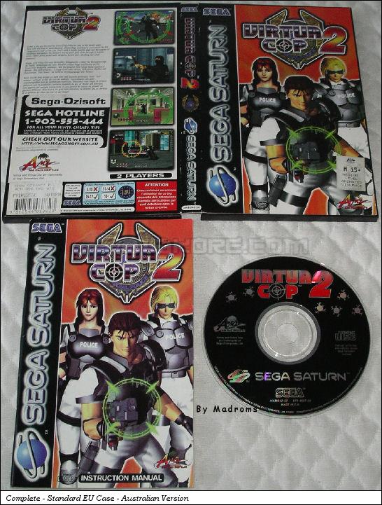 Sega Saturn Game - Virtua Cop 2 (Europe) [MK81043-50] - Picture #1