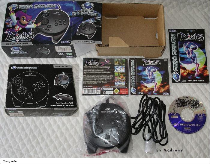Sega Saturn Game - Nights Into Dreams... + 3D Control Pad (Europe) [MK81048-50] - Picture #1
