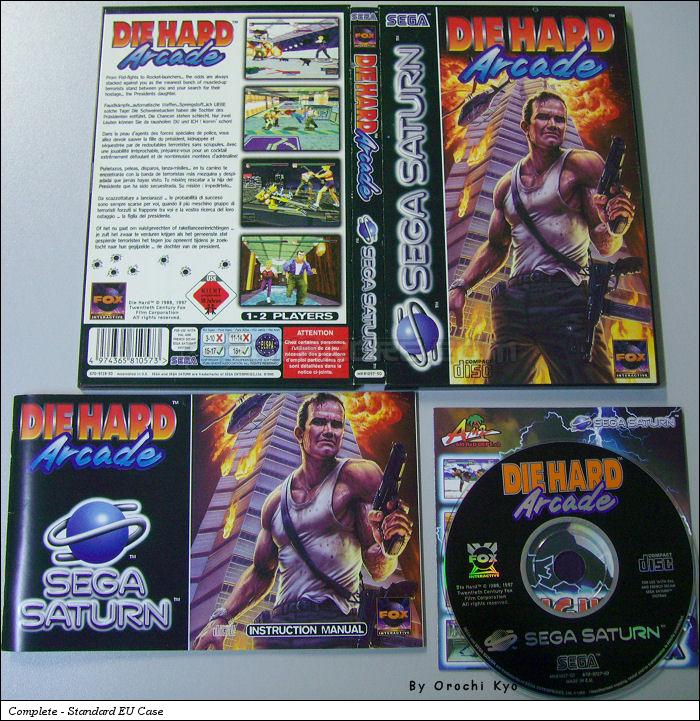 Sega Saturn Game - Die Hard Arcade (Europe) [MK81057-50] - Picture #1