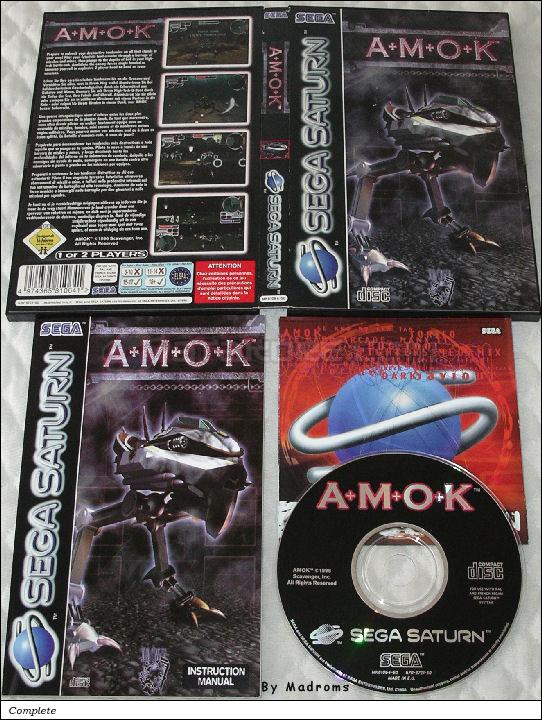 Sega Saturn Game - AMOK (Europe) [MK81064-50] - Picture #1