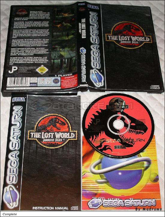 Sega Saturn Game - The Lost World Jurassic Park (Europe) [MK81065-50] - Picture #1