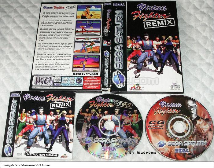 Sega Saturn Game - Virtua Fighter Remix (Europe) [MK81083-50] - Picture #2