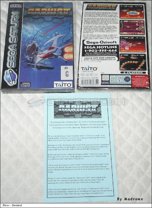 Sega Saturn Game - Darius II (Europe) [MK81085-50] - Picture #1