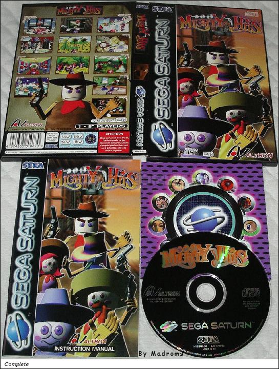 Sega Saturn Game - Mighty Hits (Europe) [MK81087-50] - Picture #1