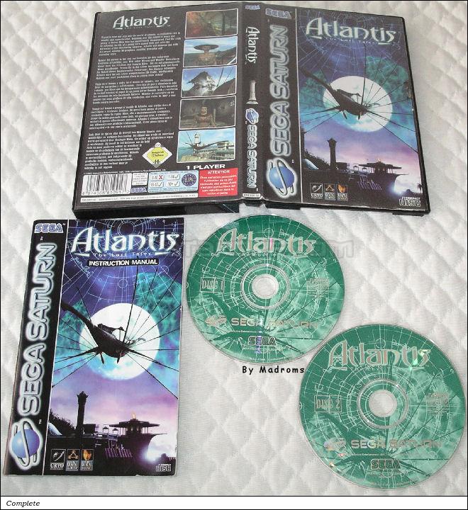 Sega Saturn Game - Atlantis - The Lost Tales (Europe - United Kingdom / Germany) [MK81091-50] - Picture #1