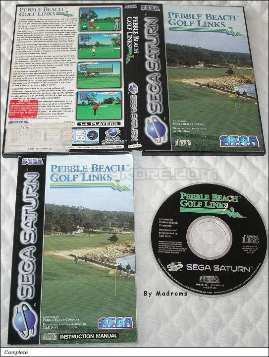 Sega Saturn Game - Pebble Beach Golf Links (Europe) [MK81101-50] - Picture #1