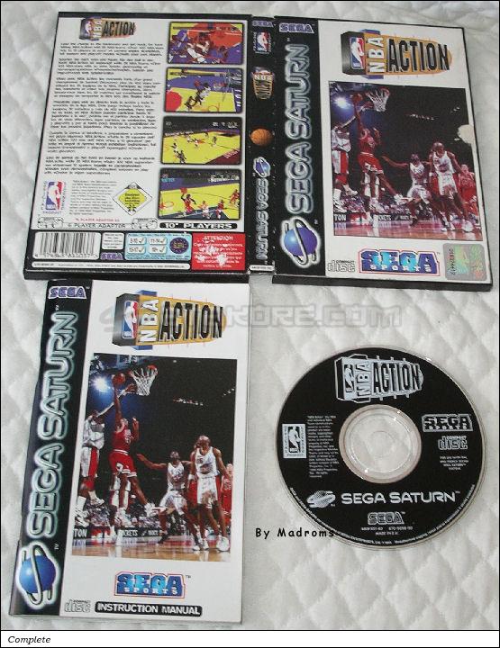 Sega Saturn Game - NBA Action (Europe) [MK81103-50] - Picture #1