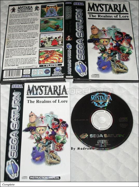 Sega Saturn Game - Mystaria - The Realms of Lore (Europe) [MK81300-50] - Picture #1