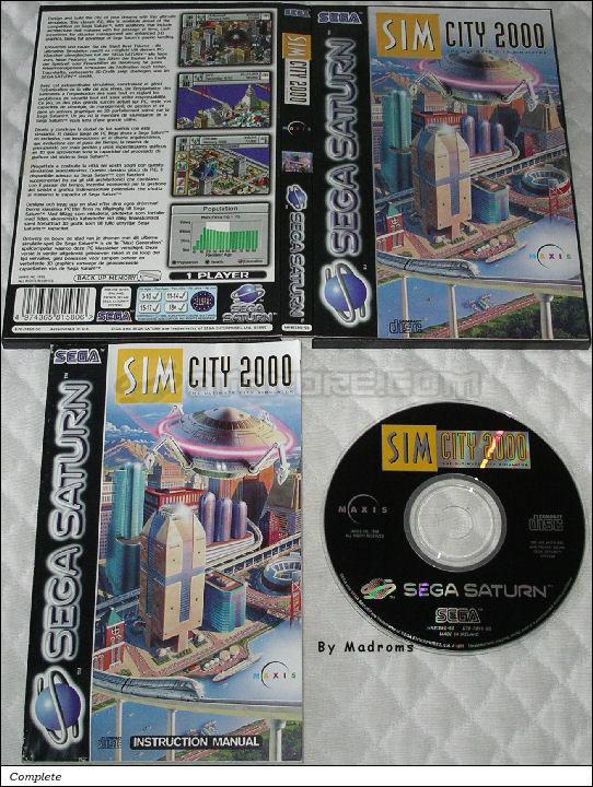 Sega Saturn Game - Sim City 2000 (Europe) [MK81580-50] - Picture #1