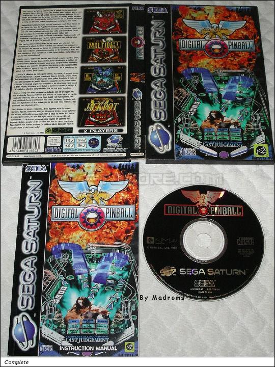 Sega Saturn Game - Digital Pinball (Europe) [MK81680-50] - Picture #1