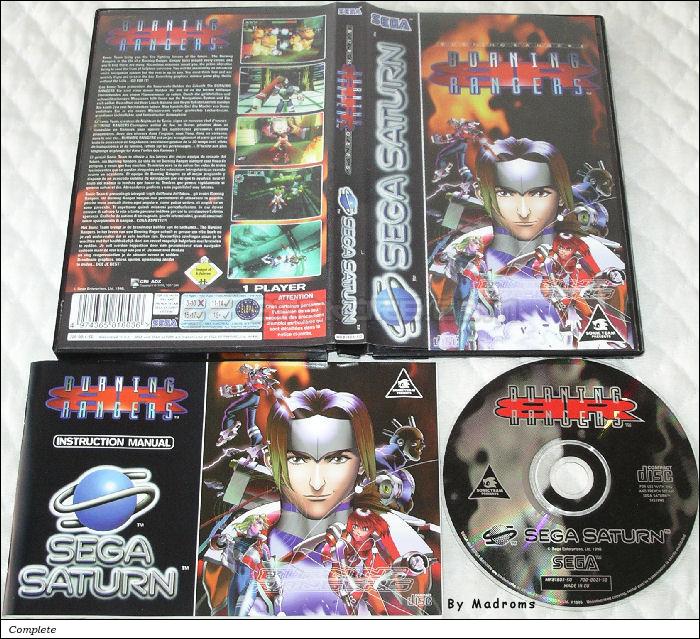 Sega Saturn Game - Burning Rangers (Europe) [MK81803-50] - Picture #1