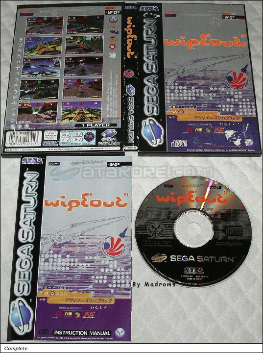 Sega Saturn Game - WipEout (Europe) [T-11301H-50] - Picture #1