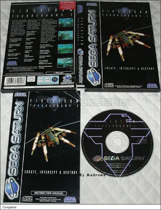 Sega Saturn Game - Firestorm Thunderhawk 2 (Europe - United Kingdom / France) [T-11501H-50] - Picture #1