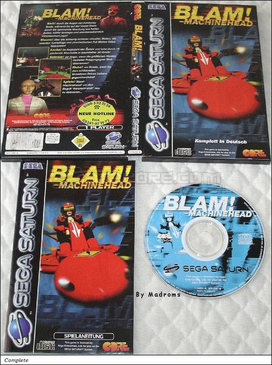 Sega Saturn Game - Blam! -MachineHead (Europe - Germany) [T-11505H-18] - Picture #1