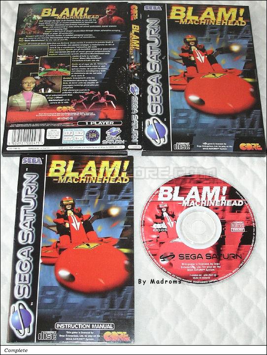 Sega Saturn Game - Blam! -MachineHead (Europe - United Kingdom) [T-11505H-50] - Picture #1