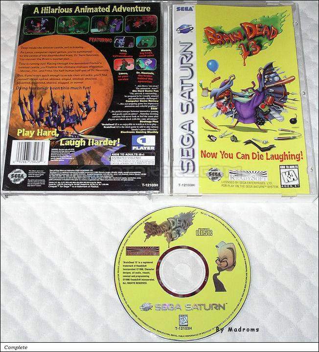 Sega Saturn Game - Brain Dead 13 (United States of America) [T-12103H] - Picture #1