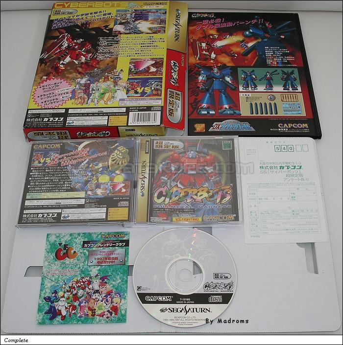 Sega Saturn Game - Cyberbots ~FullMetal Madness~ Chou Genteiban (Japan) [T-1216G] - サイバーボッツ　超限定版 - Picture #2