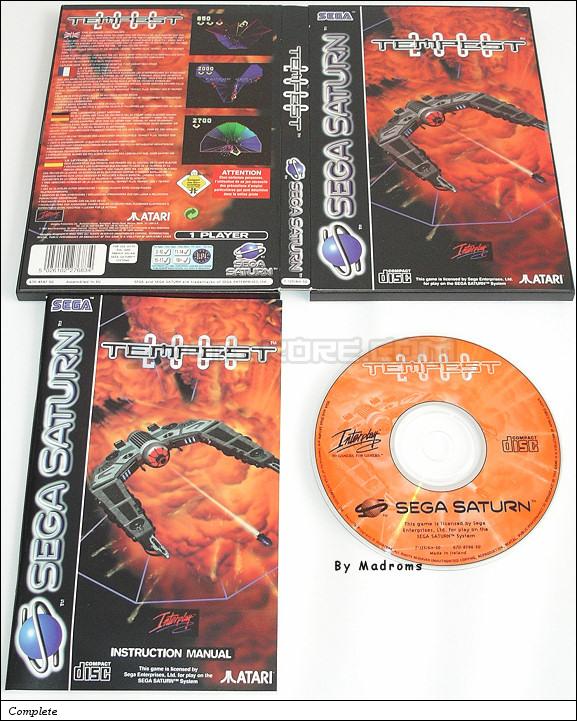 Sega Saturn Game - Tempest 2000 (Europe) [T-12516H-50] - Picture #1