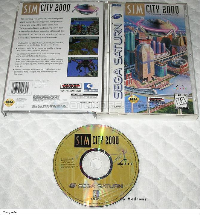 Sega Saturn Game - Sim City 2000 (United States of America) [T-12601H] - Picture #1