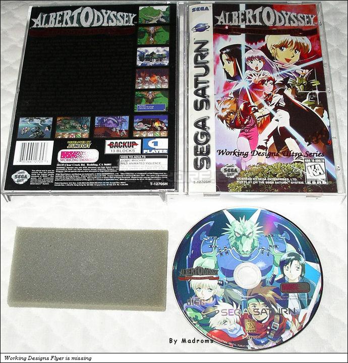 Sega Saturn Game - Albert Odyssey - Legend of Eldean (United States of America) [T-12705H] - Picture #1