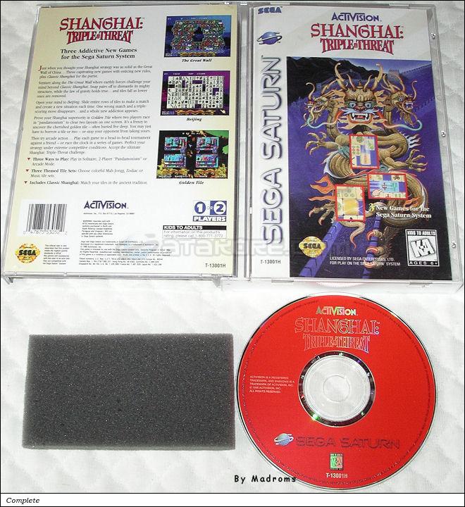 Sega Saturn Game - Shanghai: Triple-Threat (United States of America) [T-13001H] - Picture #1