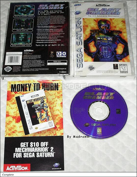 Sega Saturn Game - Blast Chamber (United States of America) [T-13003H] - Picture #1