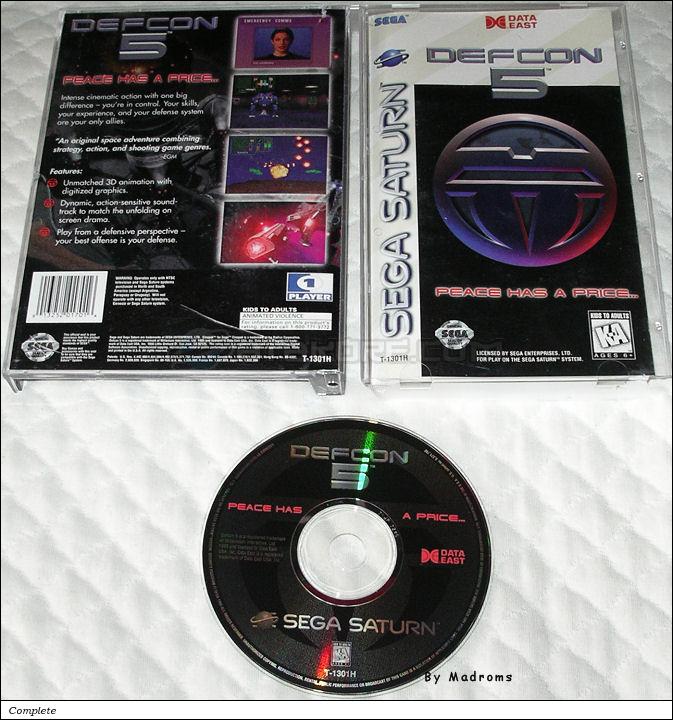 Sega Saturn Game - Defcon 5 (United States of America) [T-1301H] - Picture #1