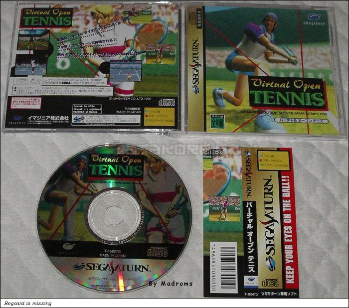 Sega Saturn Game - Virtual Open Tennis (Japan) [T-15007G] - バーチャルオープンテニス - Picture #1