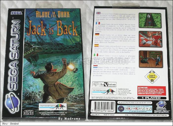 Sega Saturn Game - Alone in the Dark - Jack is Back (Europe) [T-15101H-50] - Picture #1