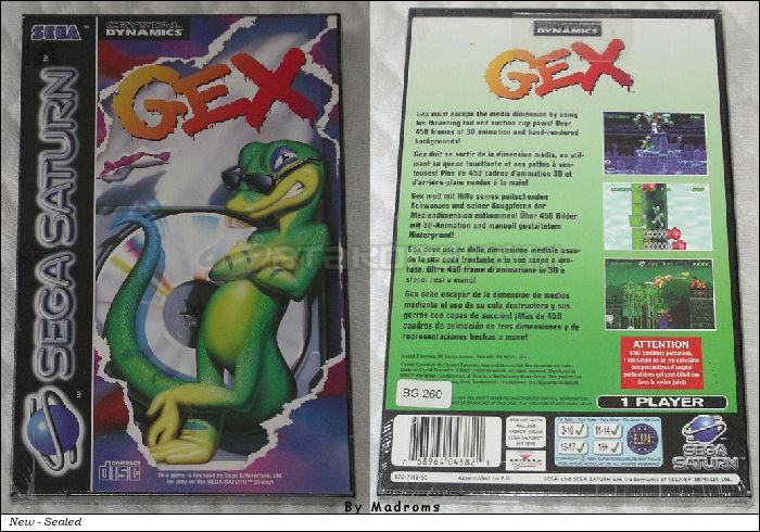 Sega Saturn Game - Gex (Europe) [T-15904H-50] - Picture #1