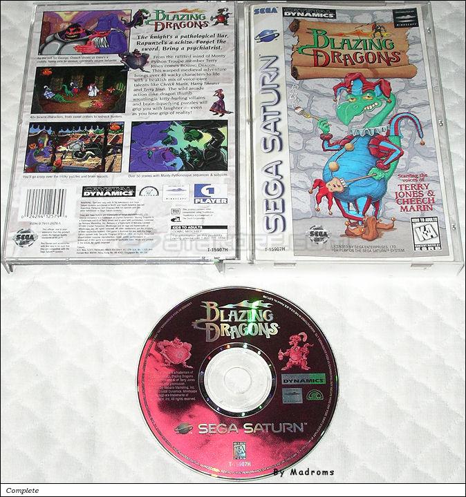 Sega Saturn Game - Blazing Dragons (United States of America) [T-15907H] - Picture #1