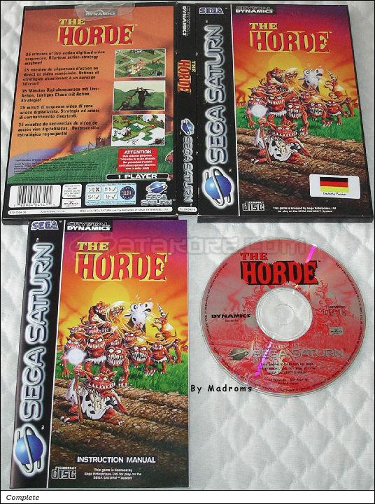 Sega Saturn Game - The Horde (Europe - Germany) [T-15909H-18] - Picture #1