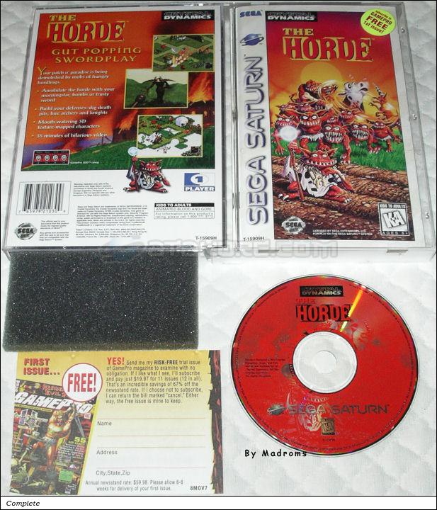 Sega Saturn Game - The Horde (United States of America) [T-15909H] - Picture #1