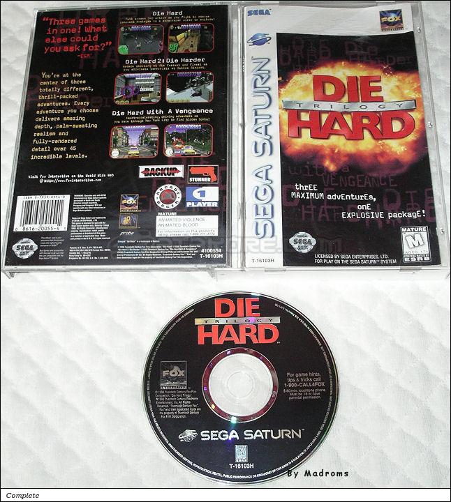 Sega Saturn Game - Die Hard Trilogy (United States of America) [T-16103H] - Picture #1
